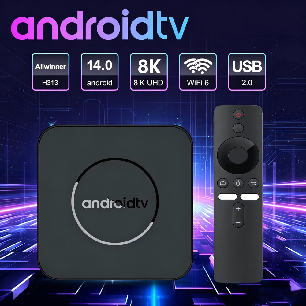 Home Cinema Media Player - ТВ-приставка Q3 Pro Android 14 8+128