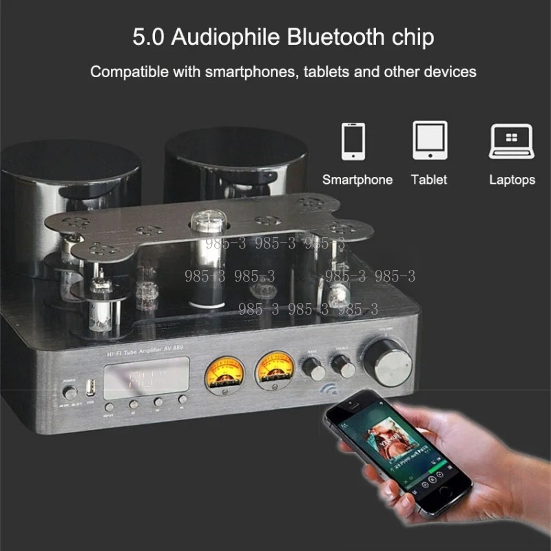 Genius Home Cinema - Мощный ламповый усилитель, COAX/OPT, USB, проигрыватель