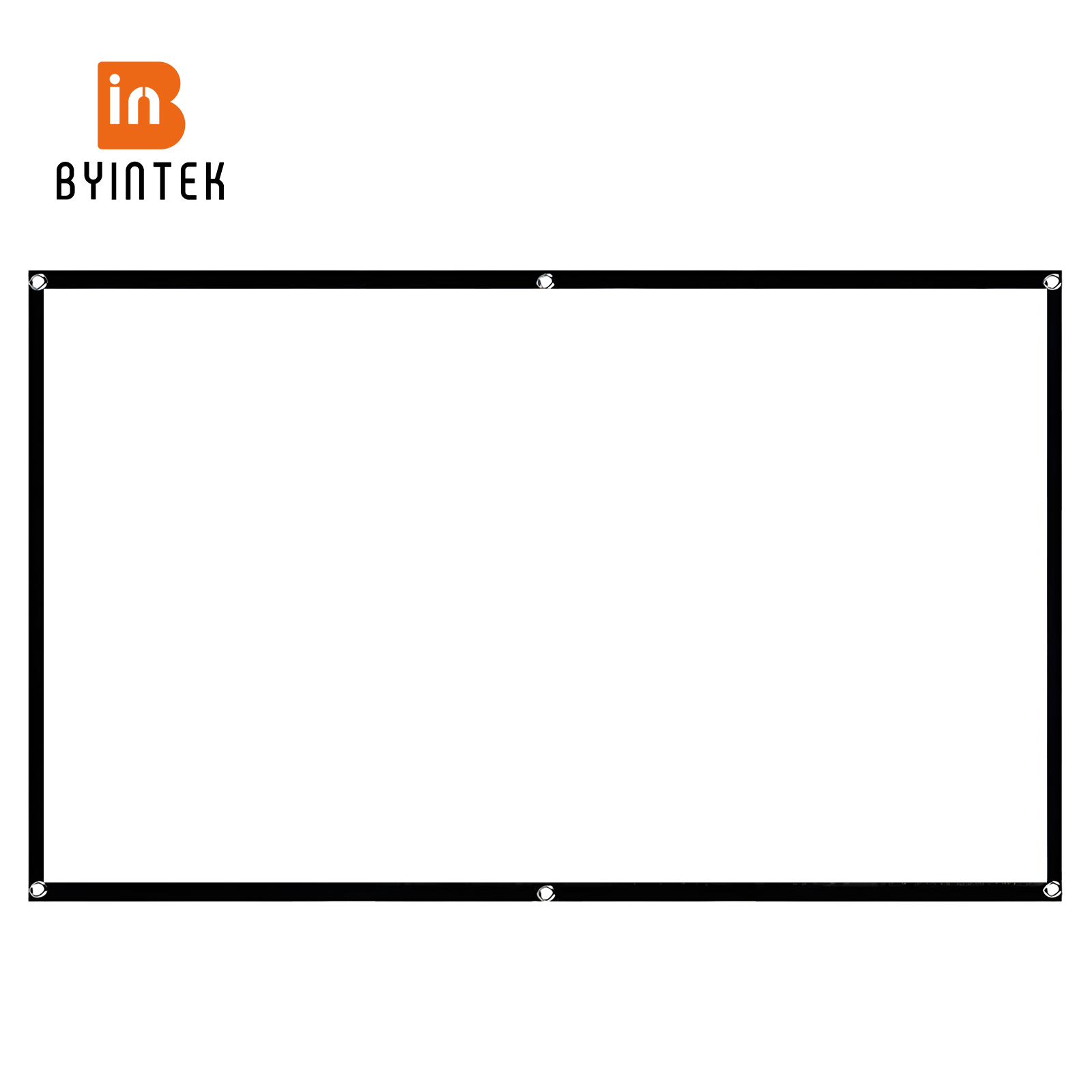 Home Cinema Blanc - Экран проектора BYINTEK, 100-дюймовый портативный проектор
