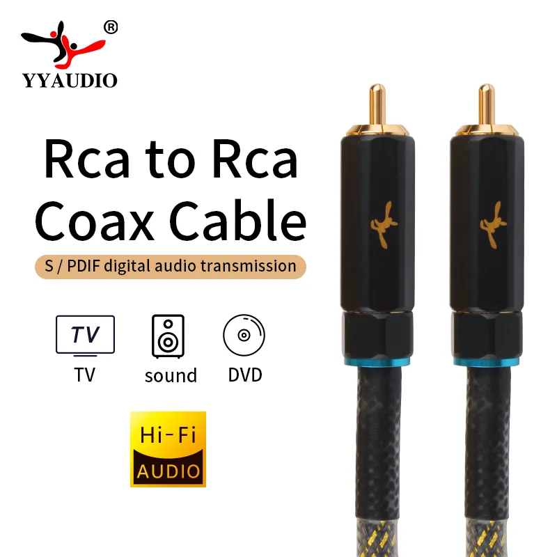 Home Cinema Subwoofer - Кабель RCA в RCA, цифровой коаксиальный