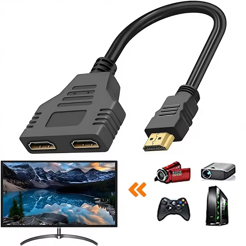 Home Cinema With Projector - Кабель-адаптер-сплиттер HDMI с одним штекером и