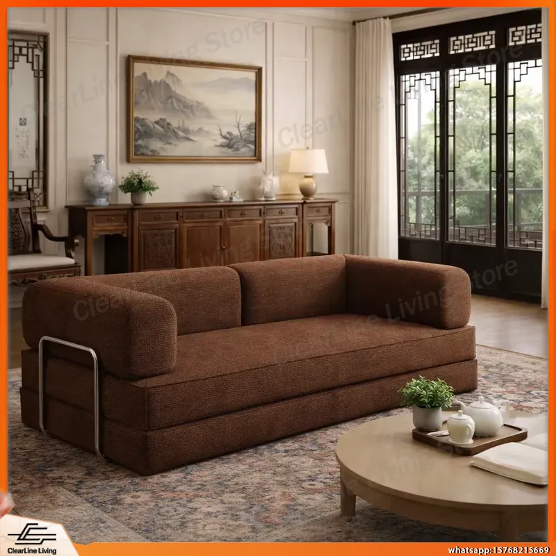 Home Cinema In Small Room - Диван-кровать 2026 Designs, двухместный, тканевый, коричневый,