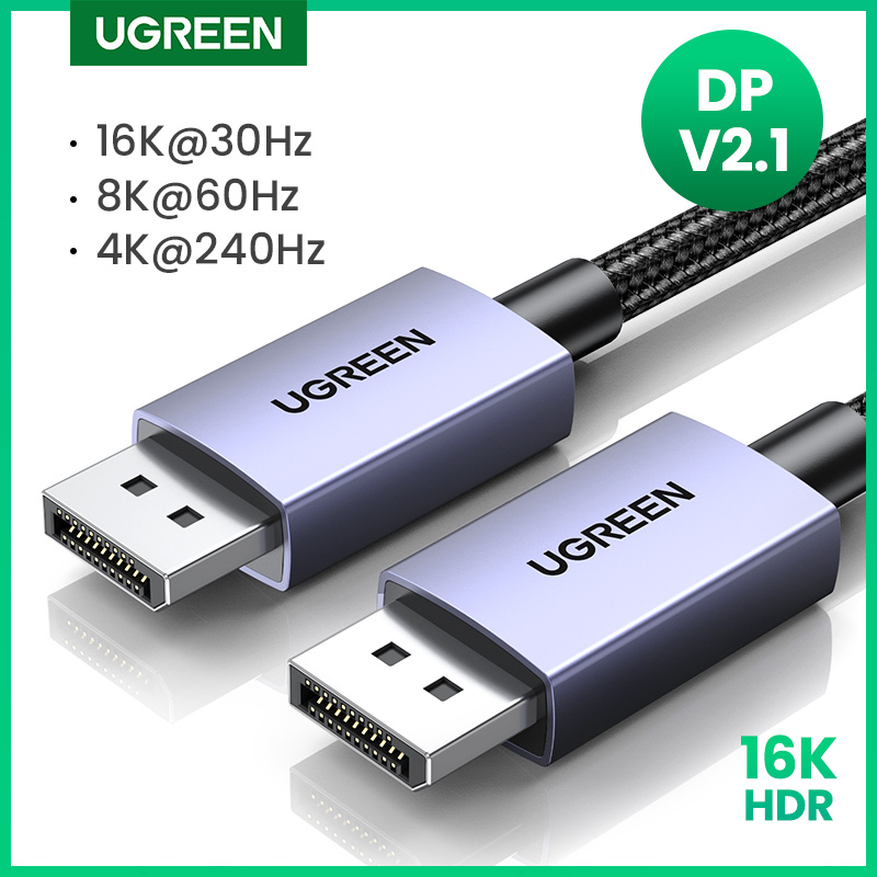 Home Cinema Projector Xiaomi - Кабель UGREEN 16K Displayport DP2.1 8K