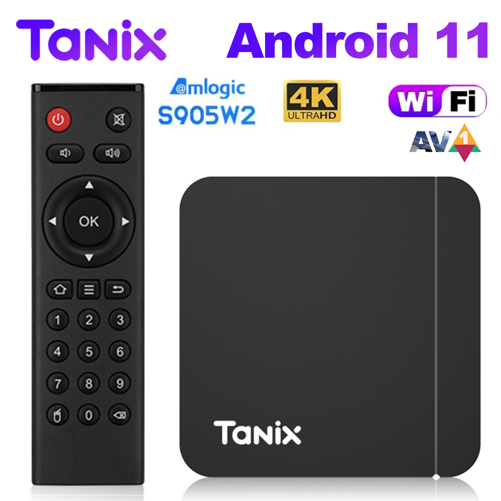 Home Cinema Media Player - ТВ-приставка Tanix W2 на Android 11,