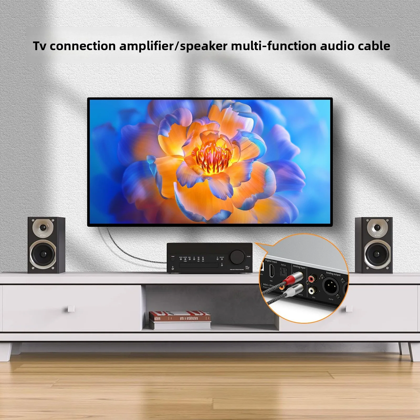Двойной аудиокабель RCA, 2 пар – обзор и цена Home Cinema Subwoofer