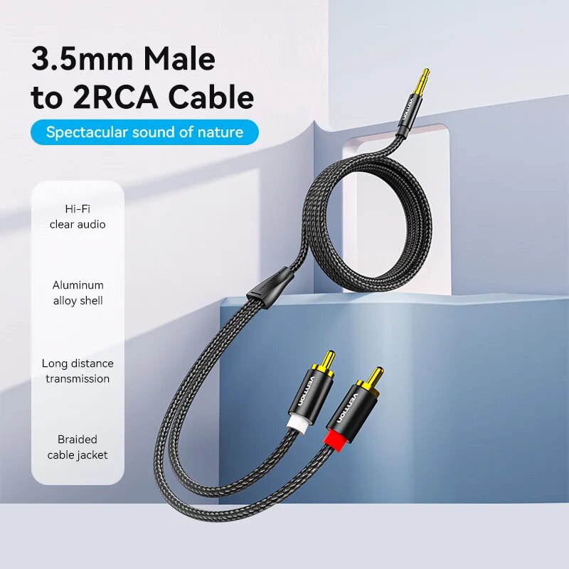 Кабель Vention RCA от 3,5 мм д – обзор и цена Genius Home Cinema