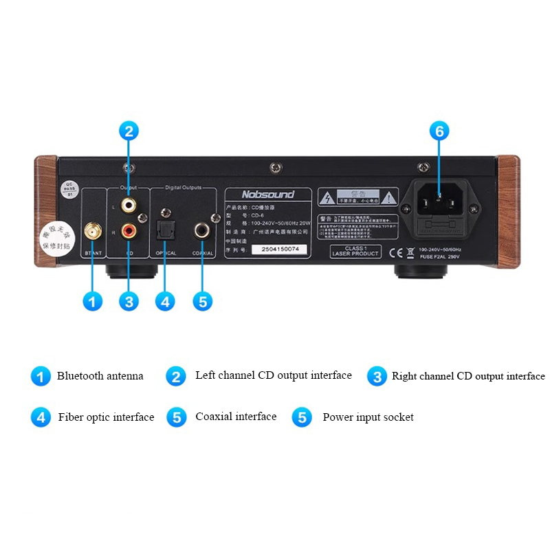 CD-6 HiFi CD-плеер Bluetooth 5 – обзор и цена Home Cinema System