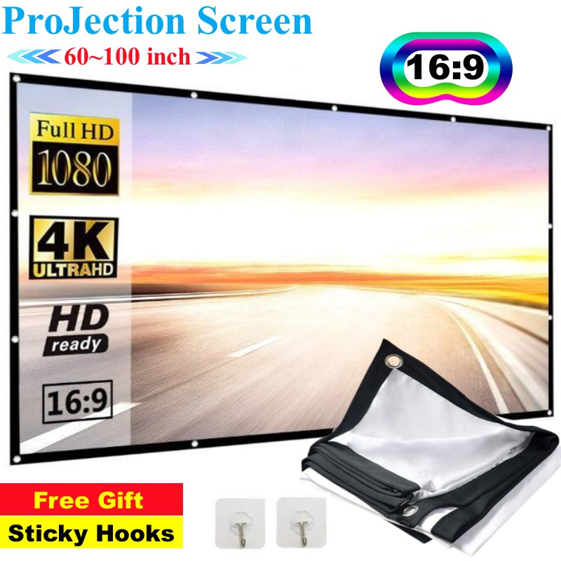 Экран для проектора 16:9, порт – обзор и цена Home Cinema Blanc