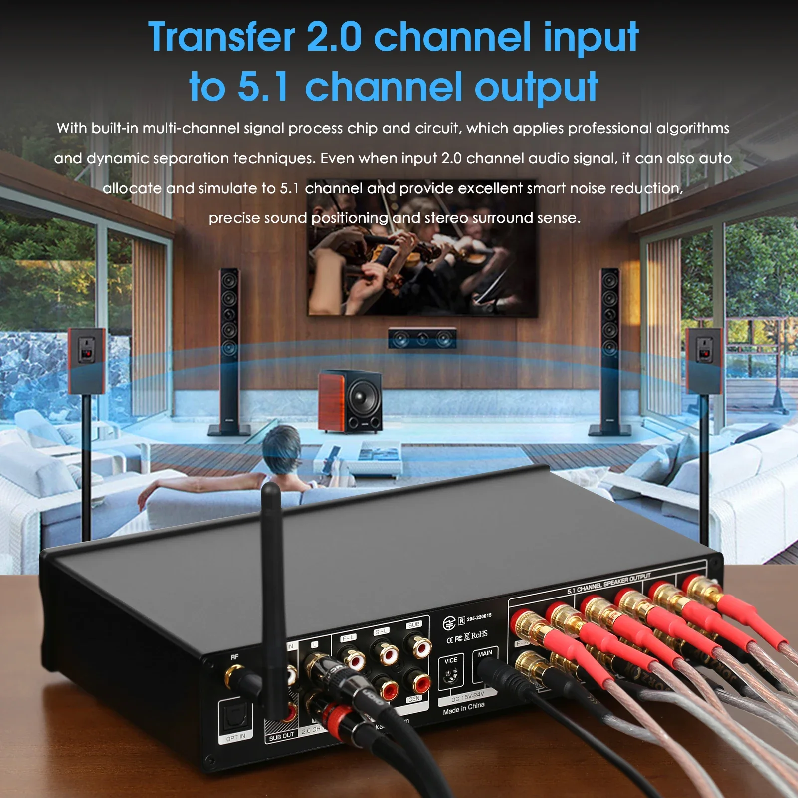 Douk Audio 5.1-канальный цифро – обзор и цена Home Cinema Subwoofer