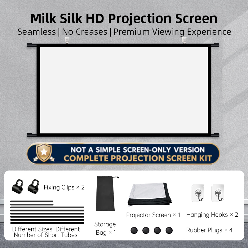 Настенный экран для проектора  – обзор и цена Home Cinema Blanc