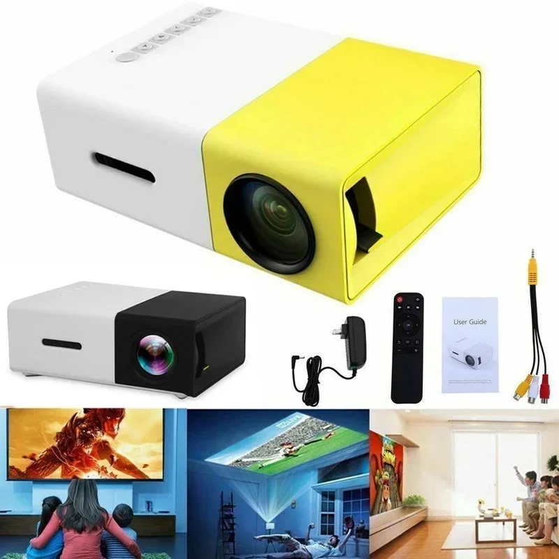 Новый мини-проектор YG300 Pro  – обзор и цена Home Cinema Media Player