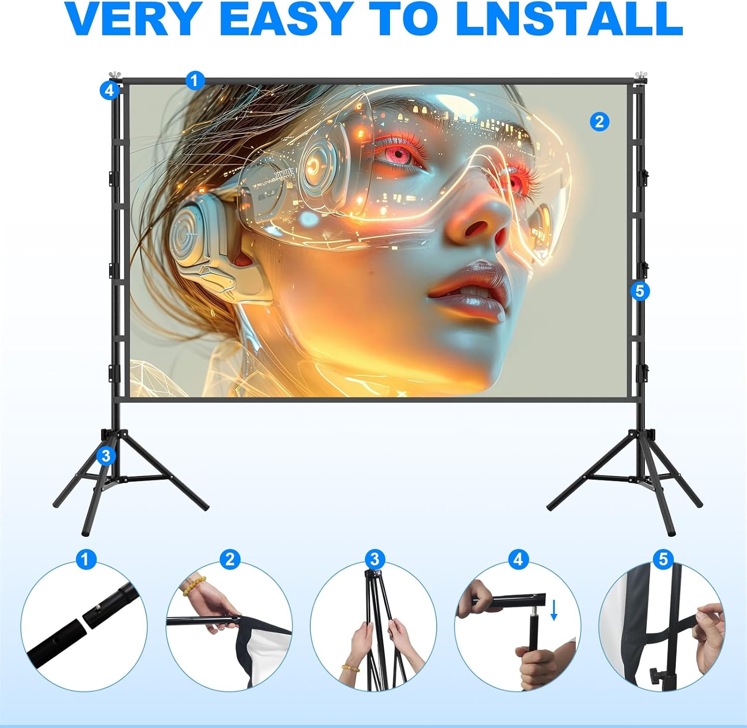 Проекционный экран VEIDADZ со  – обзор и цена Home Cinema Blanc