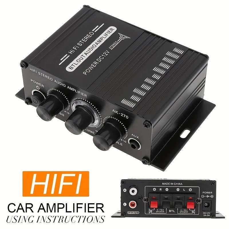 Мини-усилитель мощности AK-270 – обзор и цена Home Cinema System